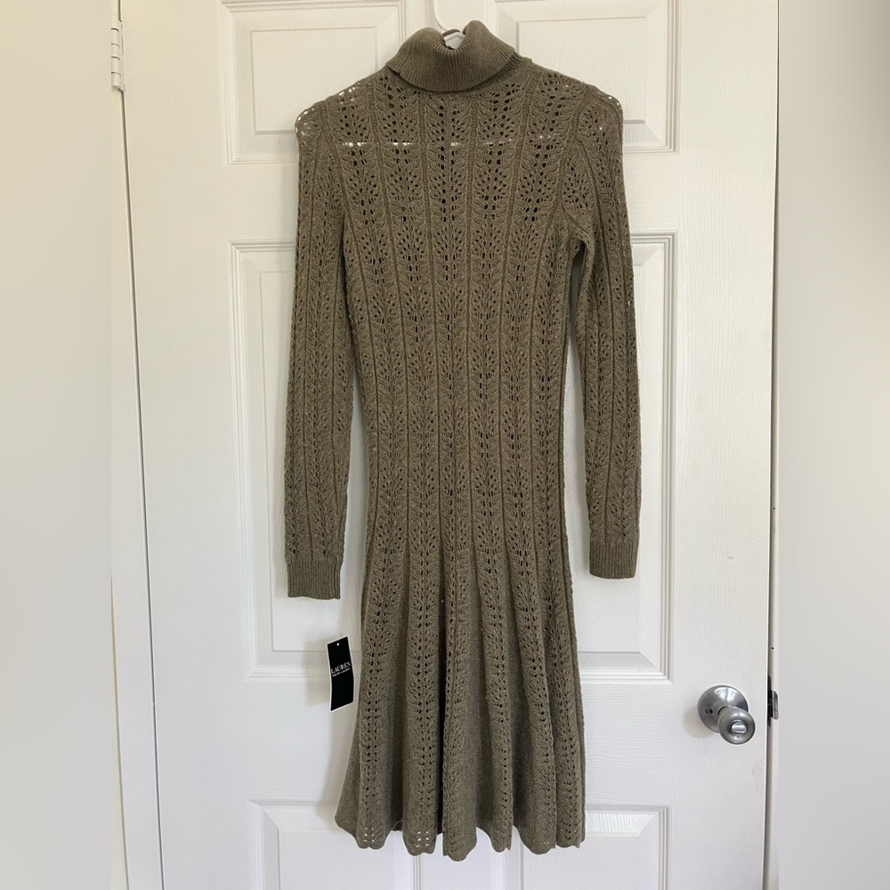 Ralph Lauren cashmere blend knit dress XS